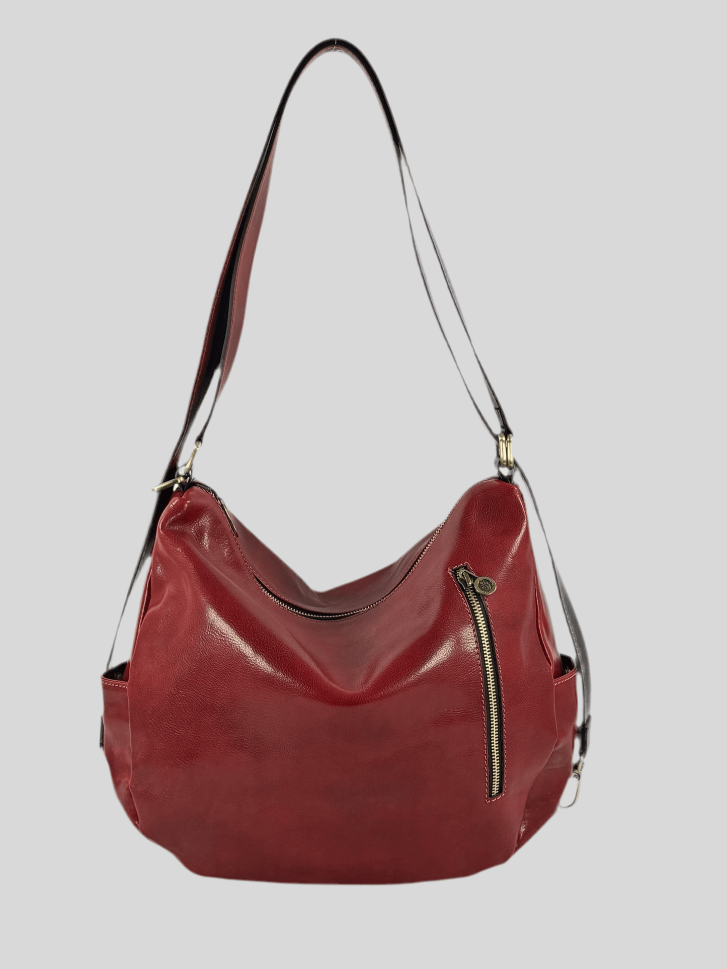 Borsa/ Zaino in cuoio al vegetale-Mahzel