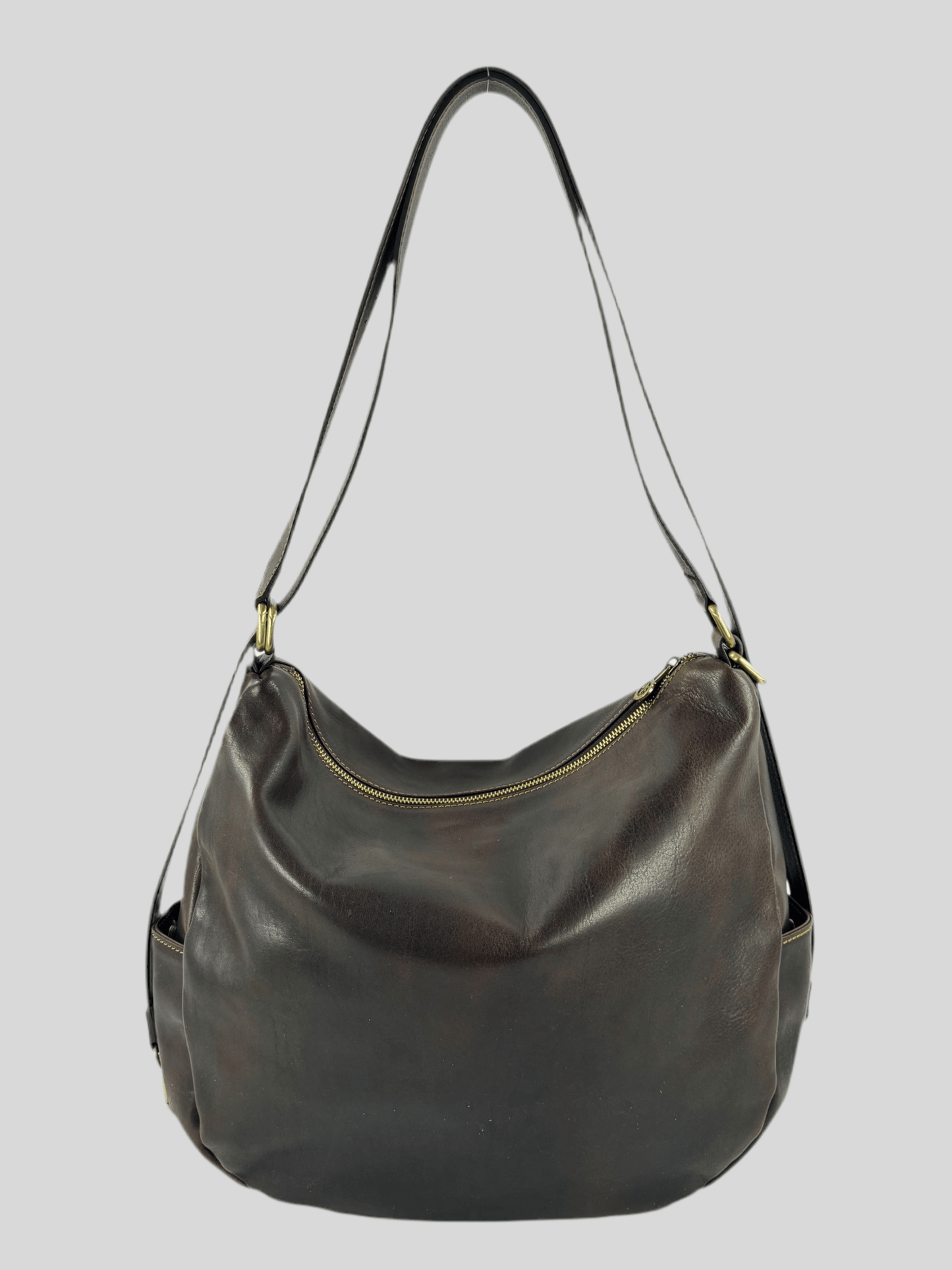 Borsa/ Zaino in cuoio al vegetale-Mahzel