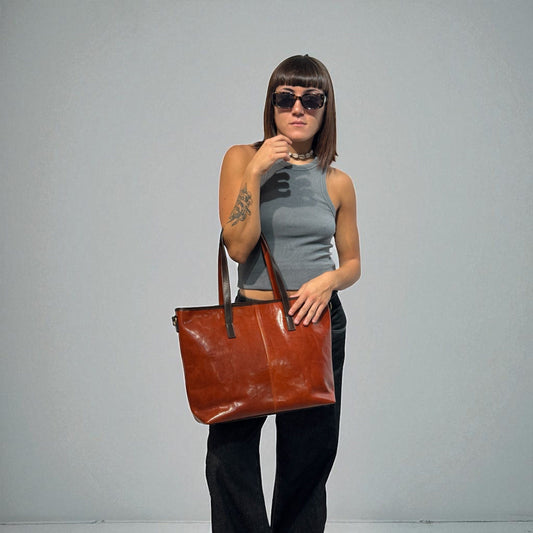 Shopper in cuoio lara