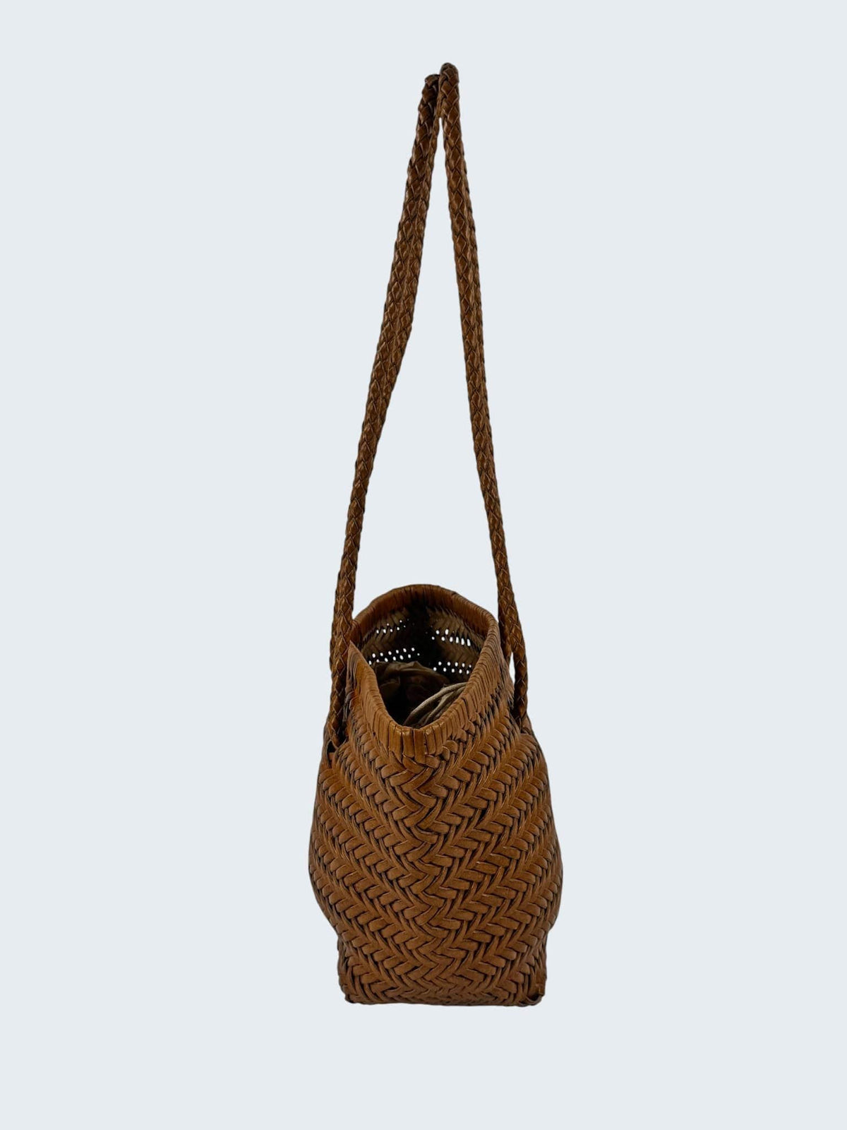 Cestino in Pelle intrecciata MH 420