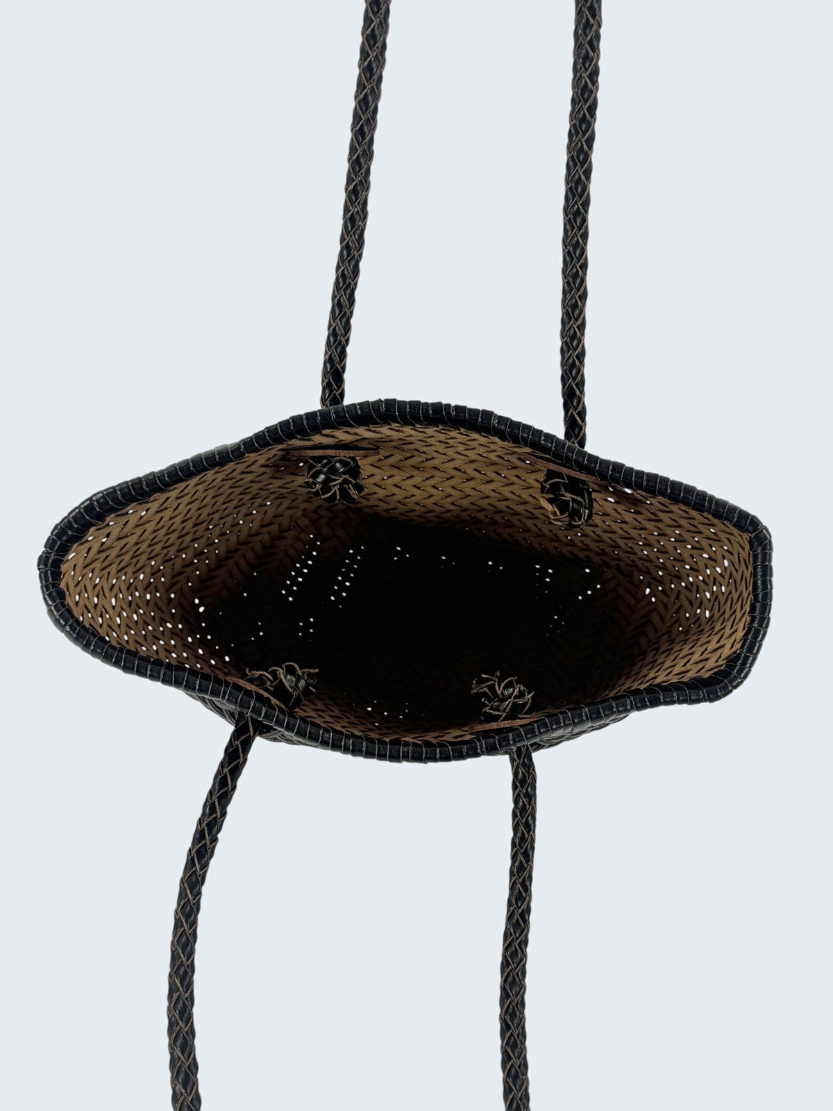Cestino in Pelle intrecciata MH 420