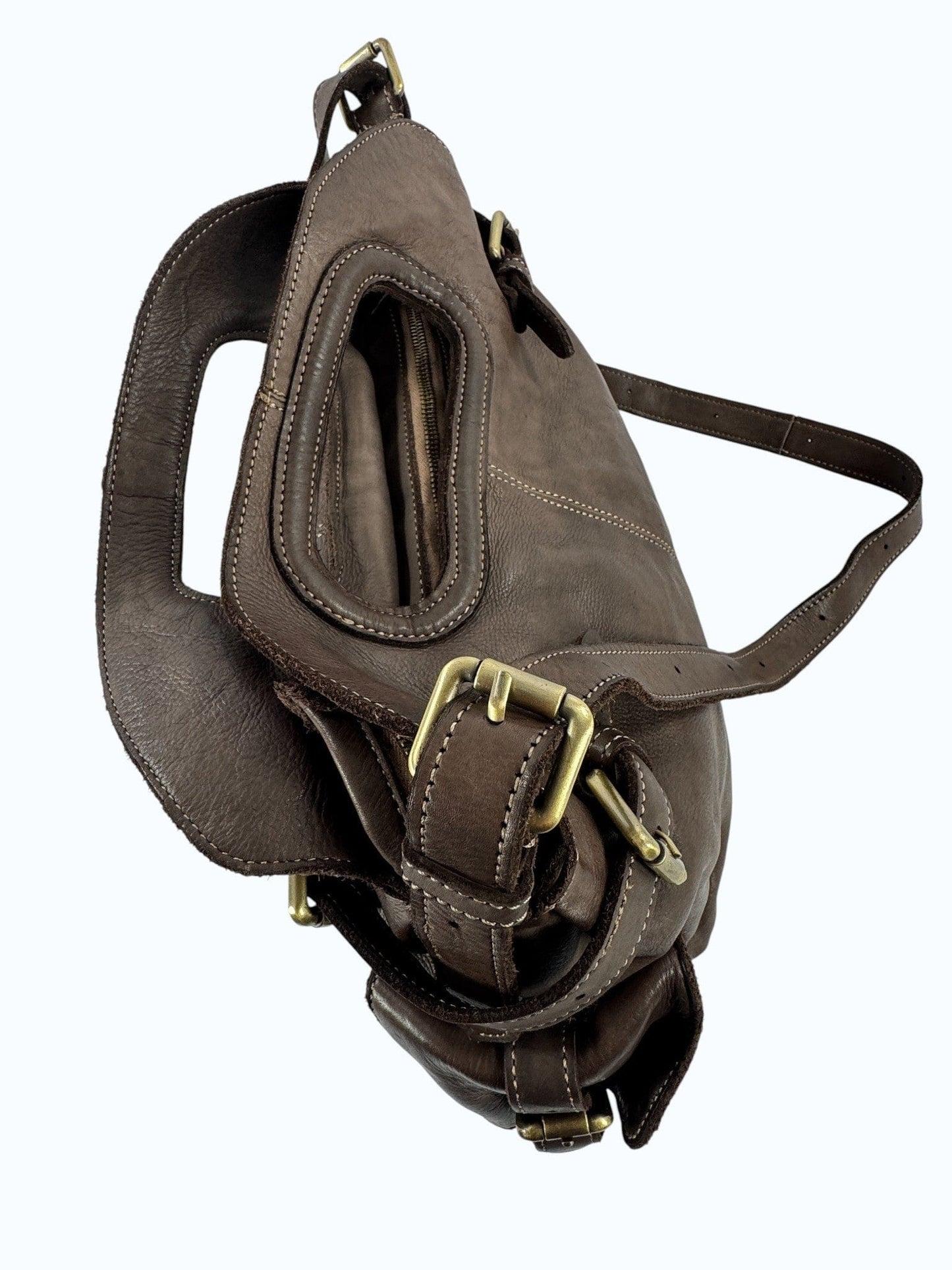 Bauletto in pelle tinto in capo AL237