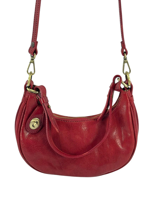 borsetta cuoio mezzaluna