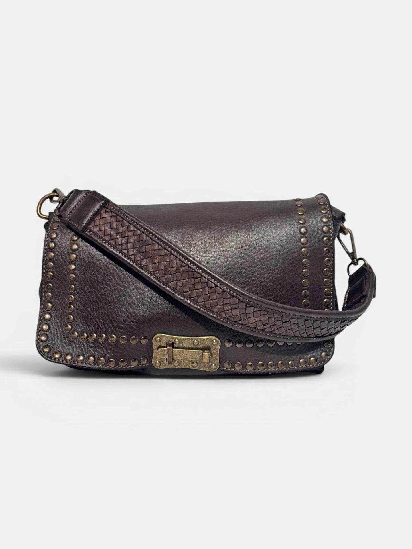Borsetta MH 067 – Pelle Lavata con Borchie | Made in Italy