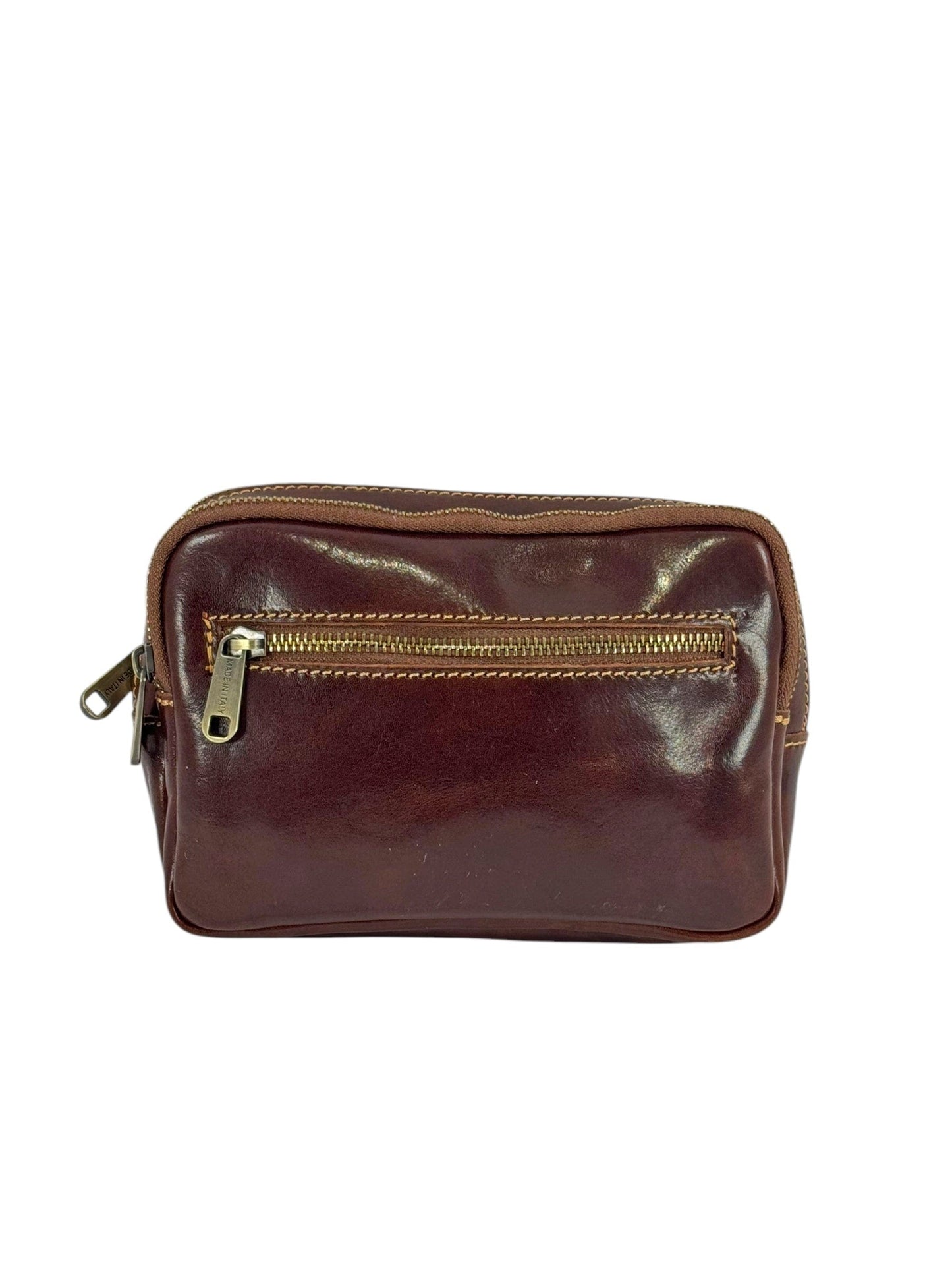 Borsello/pochette a mano in cuoio