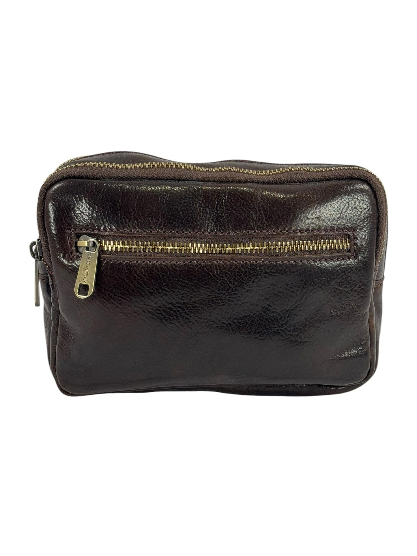 Borsello/pochette a mano in cuoio