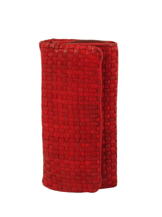 Portafogli a soffietto chiuso da bottone