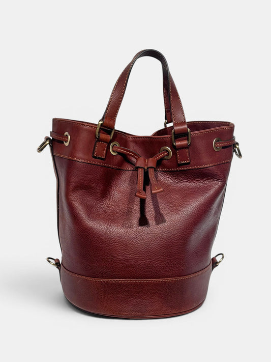 Secchiello Larissa in Cuoio Vegetale – Borsa Artigianale Made in Italy | Mahzel