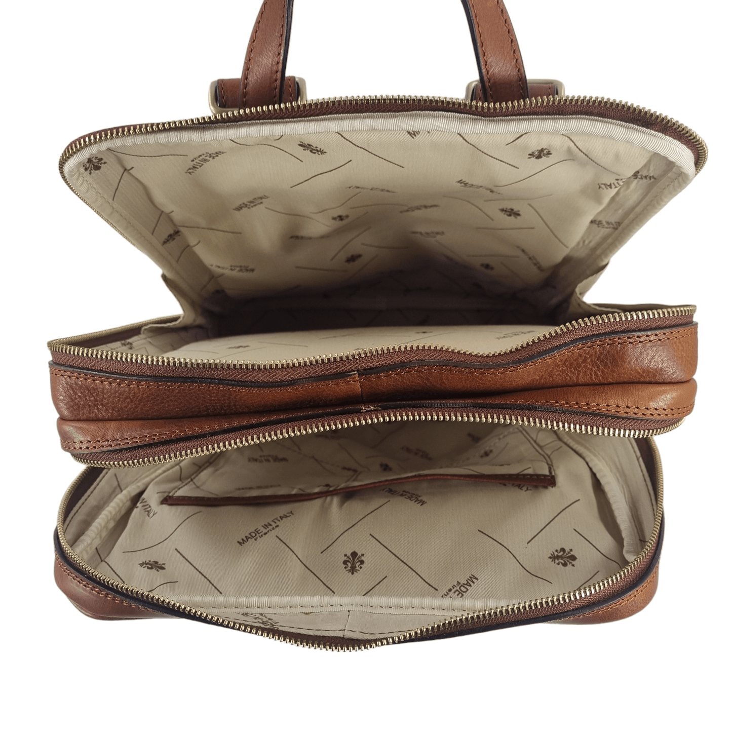 Zaino Compact in cuoio