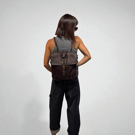 zaino in pelle morbida MH