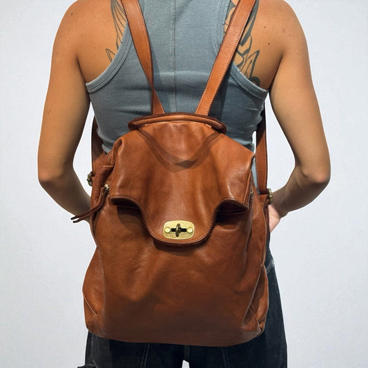 Zaino morbido e comodo in pelle morbida Made in Italy da Mahzel