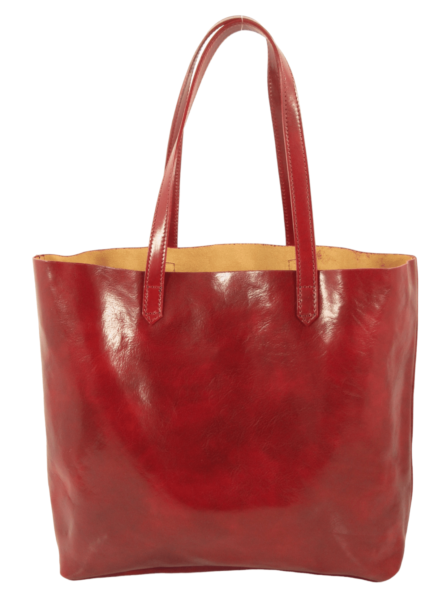 Shopper in cuoio sfoderata aperta -Mahzel