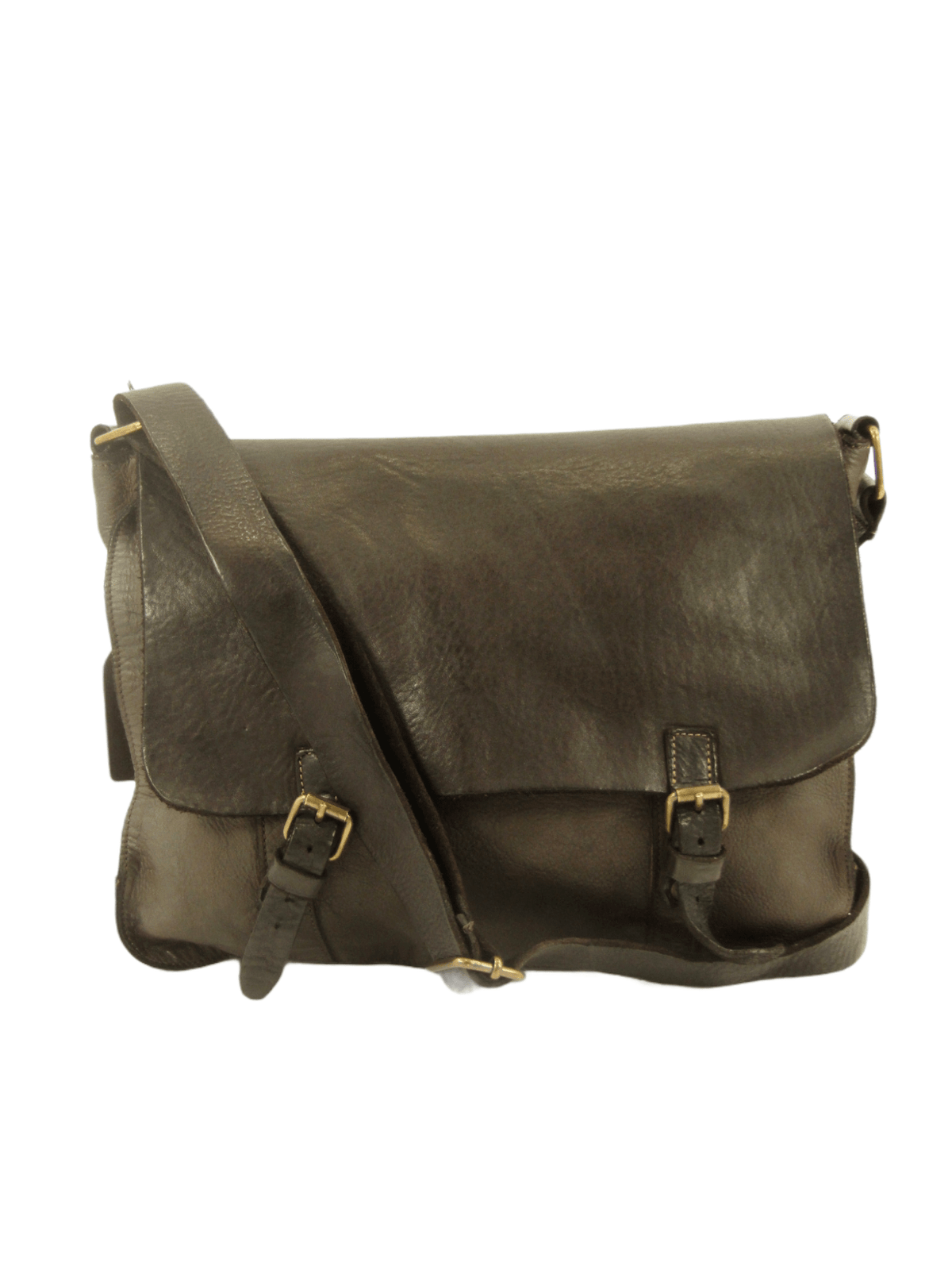 Messenger bag in vacchetta e cuoio tinto in capo Country P.-Mahzel