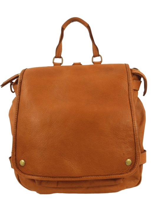 Borsa Multifunzione in pelle morbida con doppia tracolla Atena-Mahzel