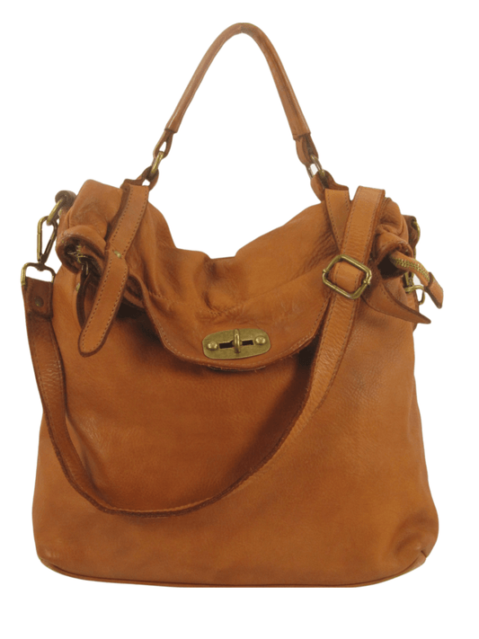 Borsa Zaino e Postina in pelle morbida tinta in capo fatta a mano Rossana-Mahzel