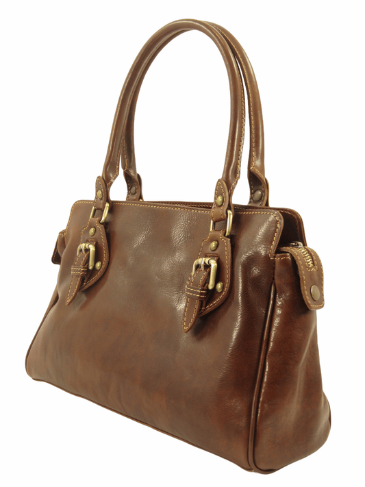 borsa bauletto in cuoio made in italy