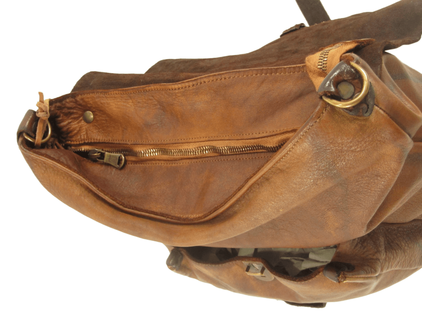Zaino e borsa in cuoio lavato Country - Mahzel