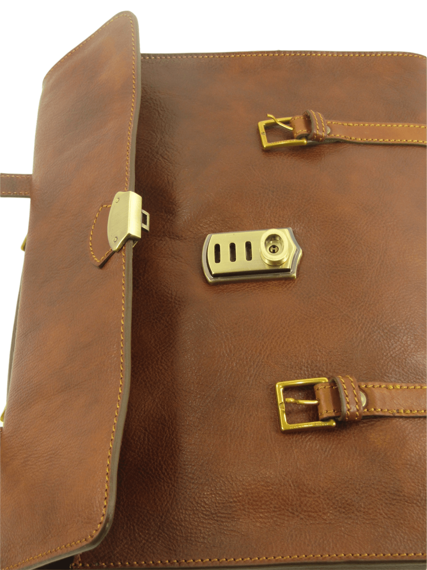 Cartella Zaino Messenger in Cuoio primo fiore conciato al vegetale - Mahzel