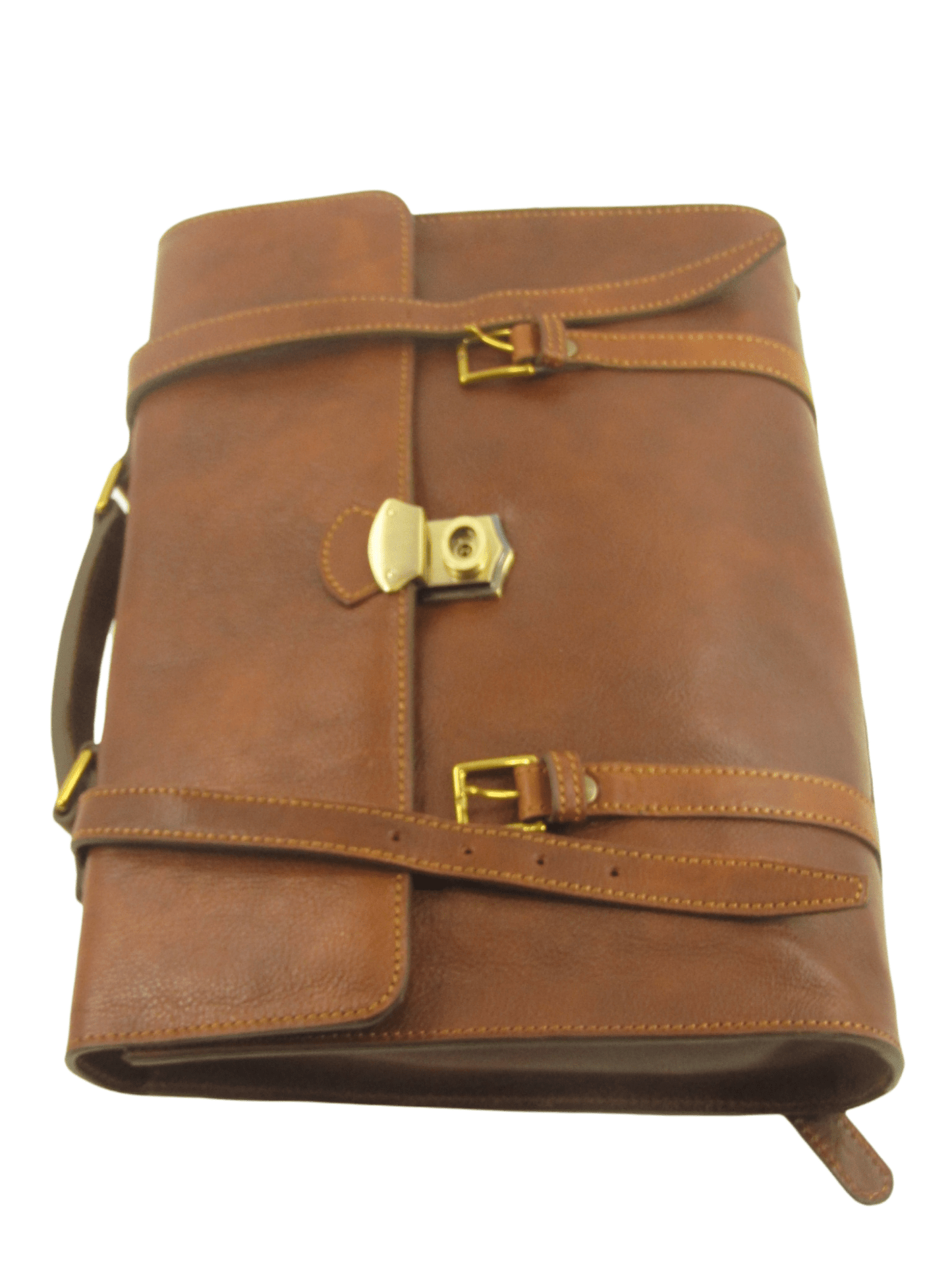 Cartella Zaino Messenger in Cuoio primo fiore conciato al vegetale - Mahzel