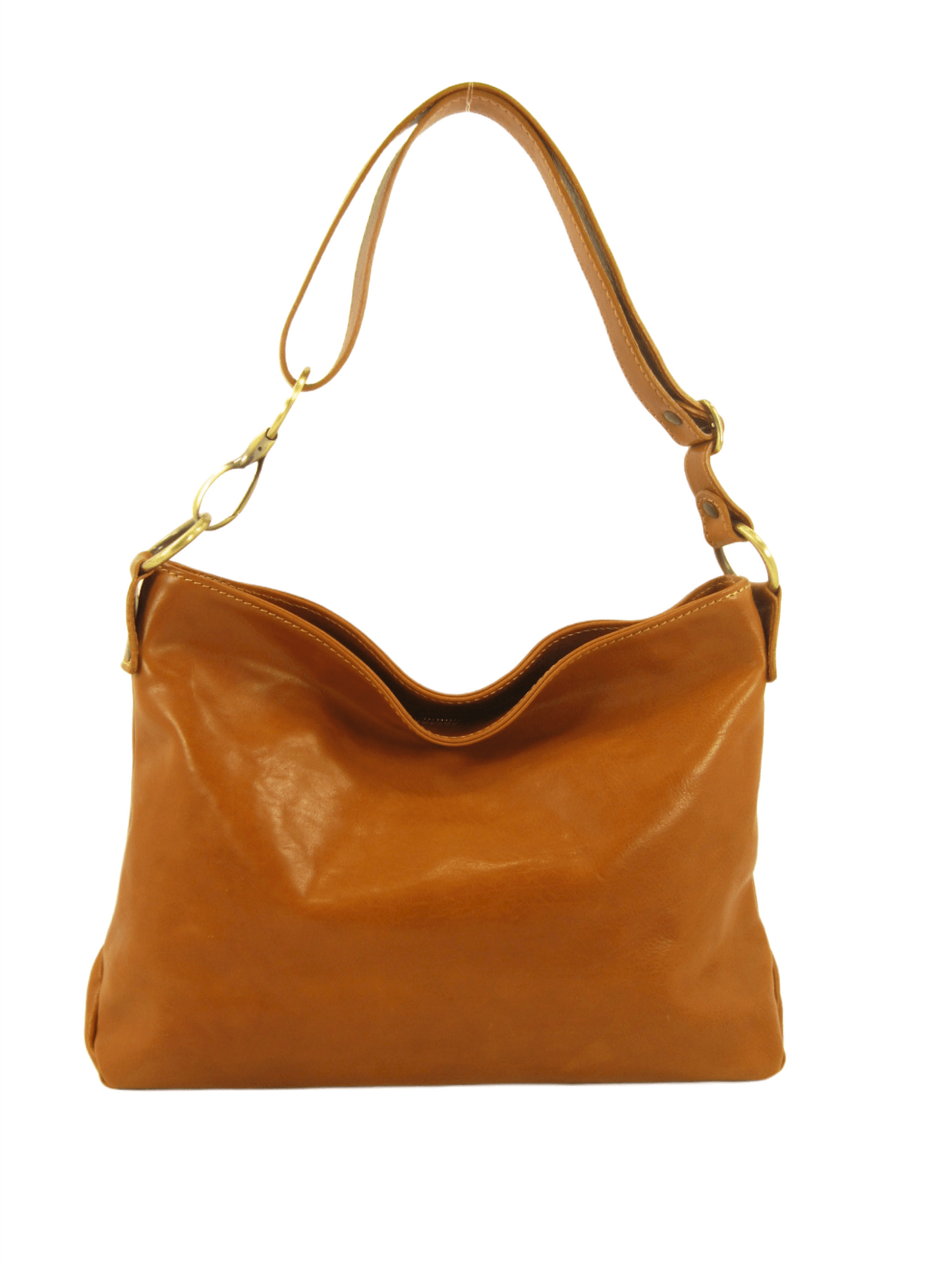 borsa a spalla e tracolla in cuoioi miele