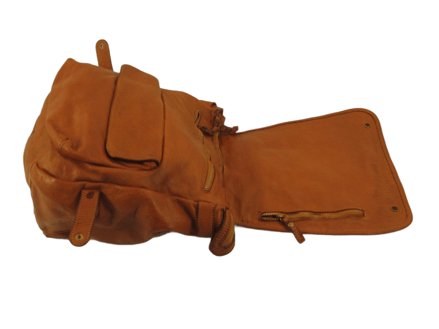 Borsa Multifunzione in pelle morbida con doppia tracolla Atena-Mahzel
