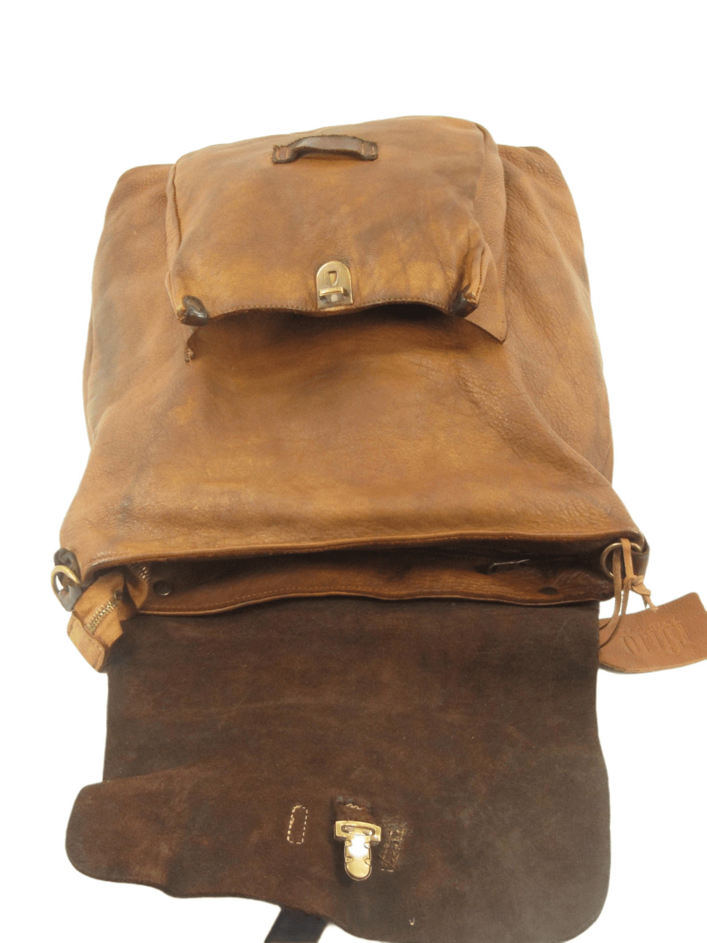 Zaino e borsa in cuoio lavato Country - Mahzel