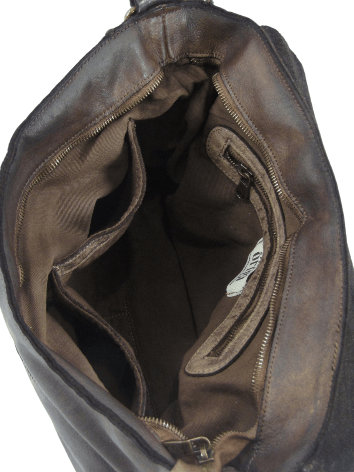 Messenger bag in vacchetta e cuoio tinto in capo Country P.-Mahzel