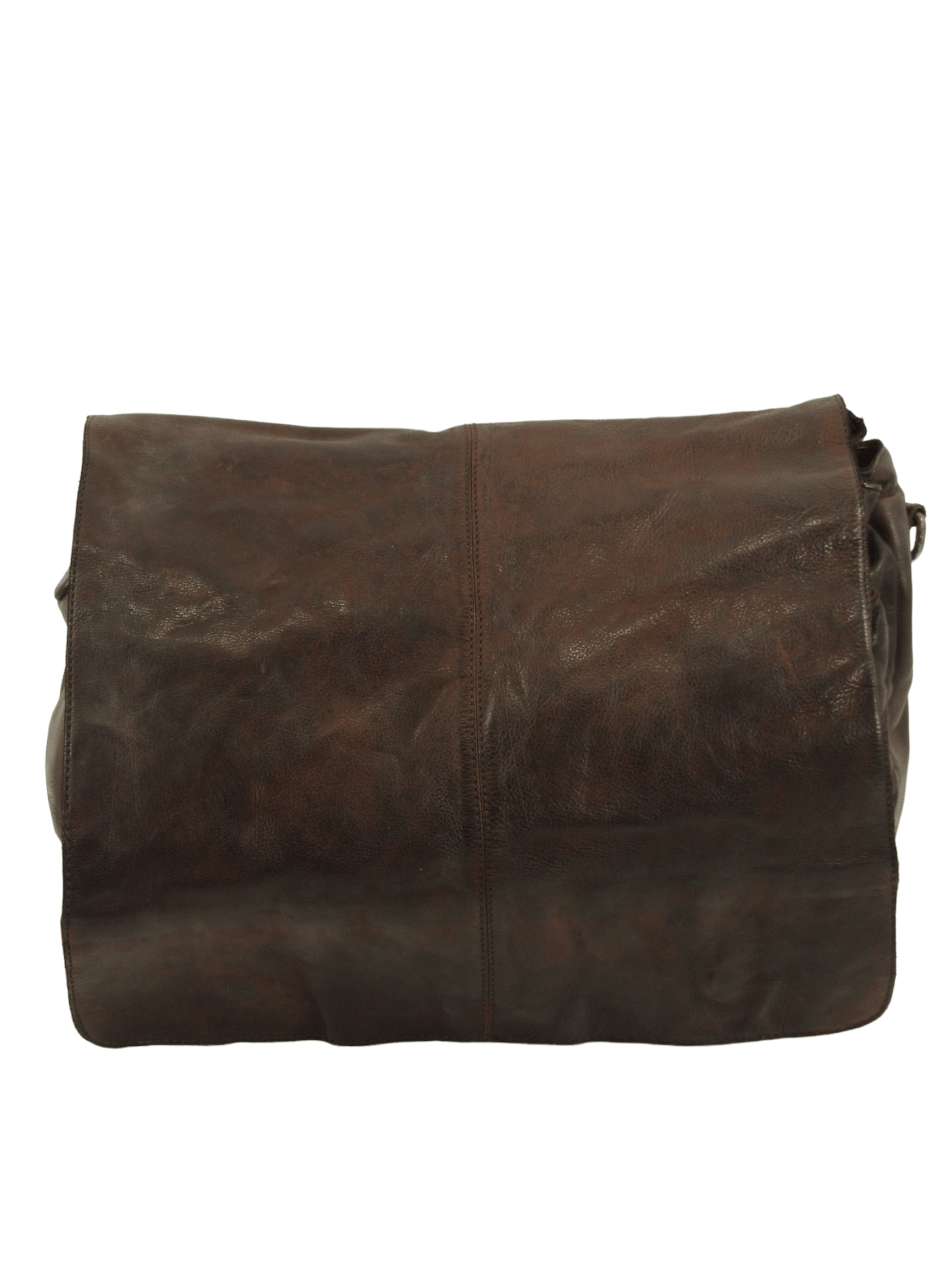 messenger in pelle effetto vintage multi scomparti -Mahzel