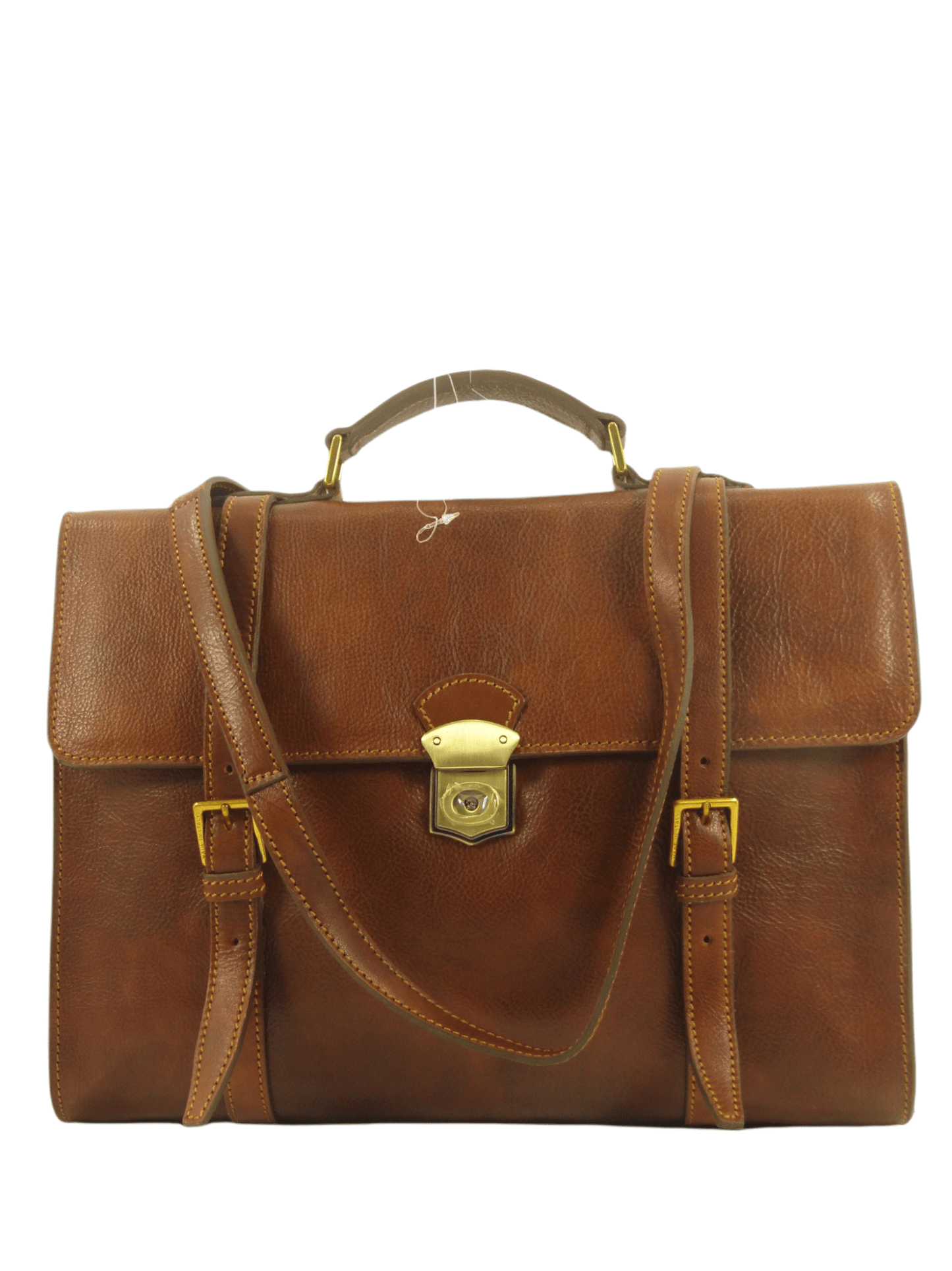 Cartella Zaino Messenger in Cuoio primo fiore conciato al vegetale - Mahzel