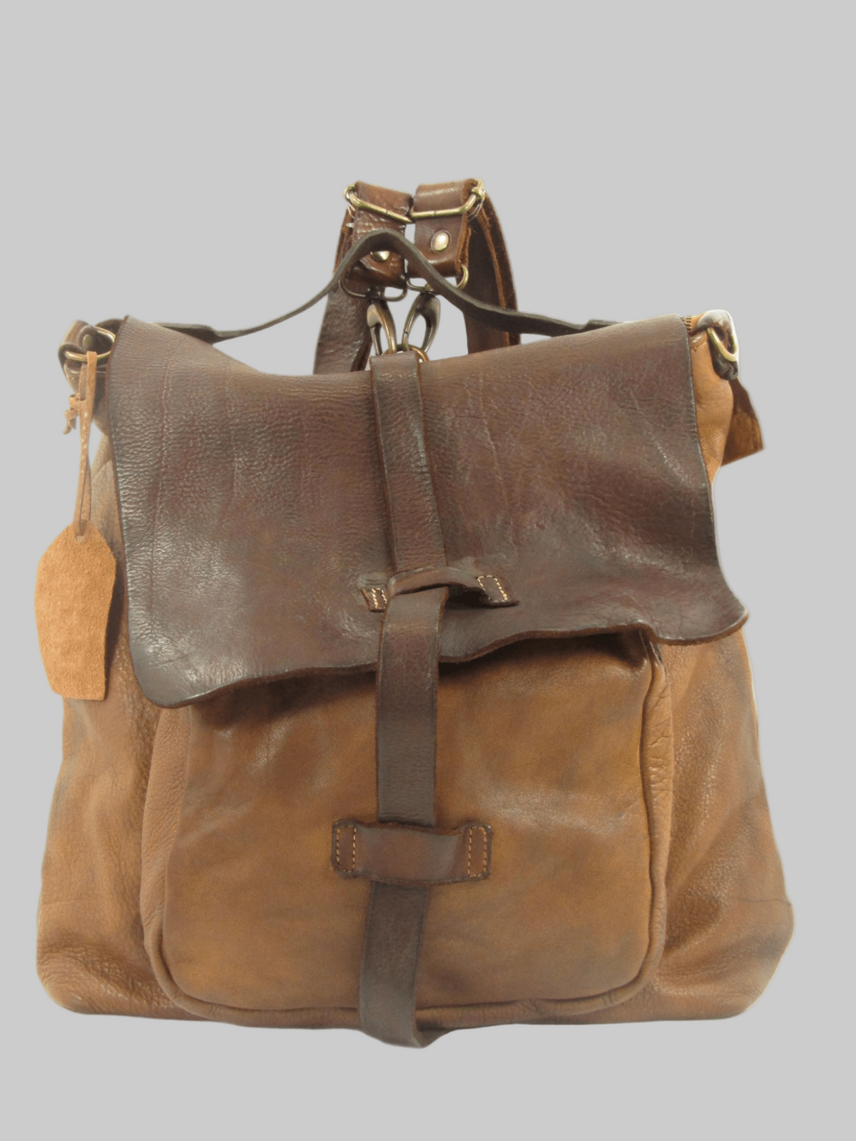 Zaino e borsa in cuoio lavato Country - Mahzel