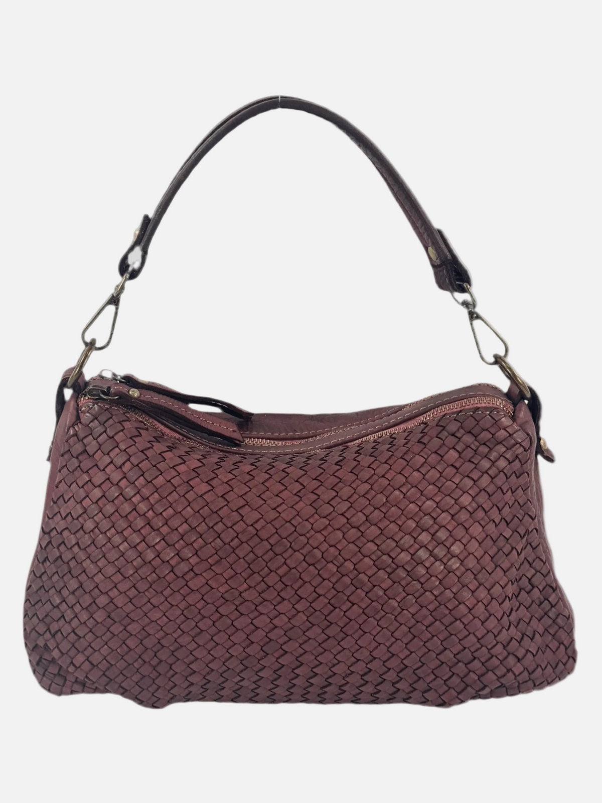 borsetta tracolla doppia zip mahzel