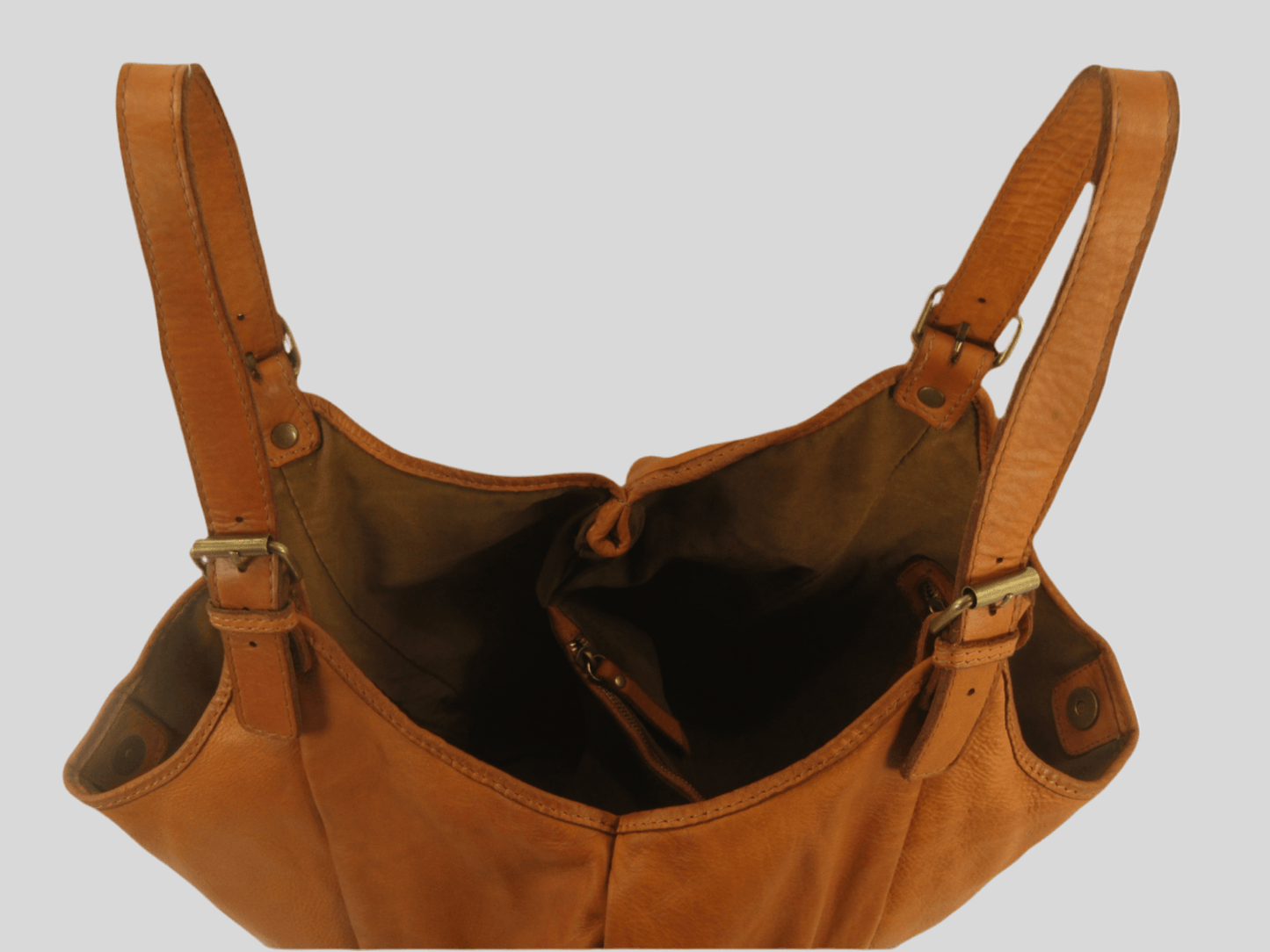 Borsa a sacca Giovanna in pelle morbida