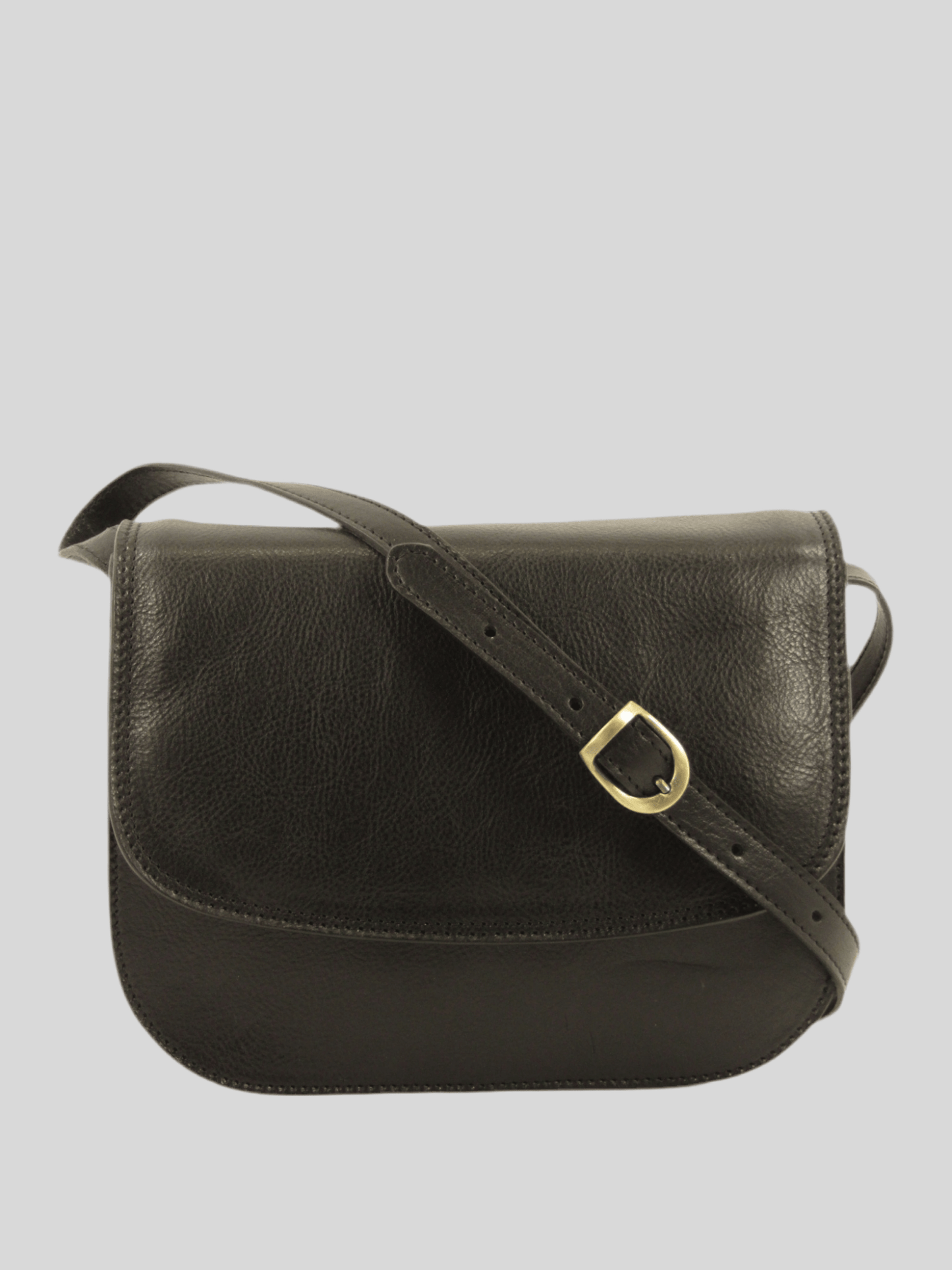 Messenger bag in cuoio conciato al vegetale - Mahzel