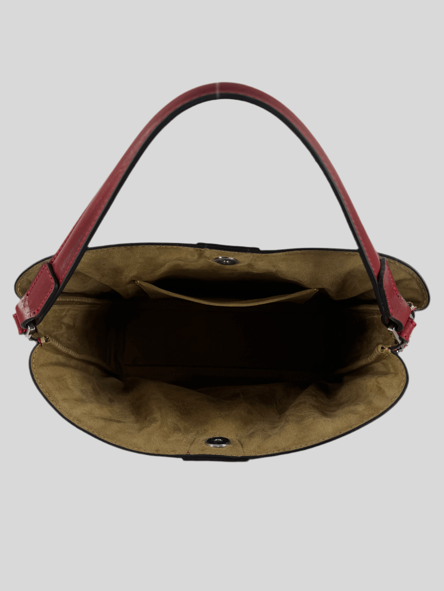 Borsa in cuoio con pochette