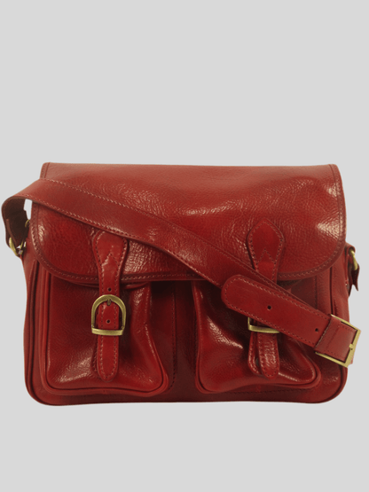 Messenger bag in cuoio con tracolla larga - Mahzel