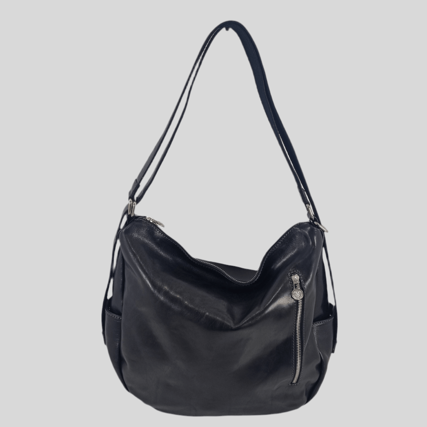 Borsa/ Zaino in cuoio al vegetale-Mahzel