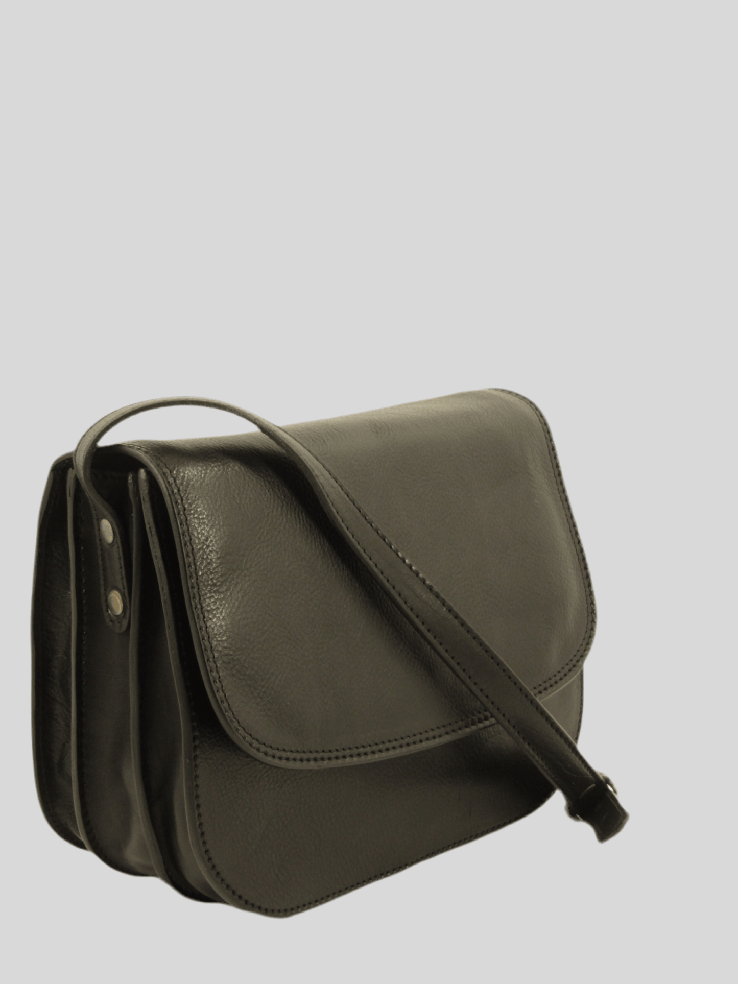 Messenger bag in cuoio conciato al vegetale - Mahzel