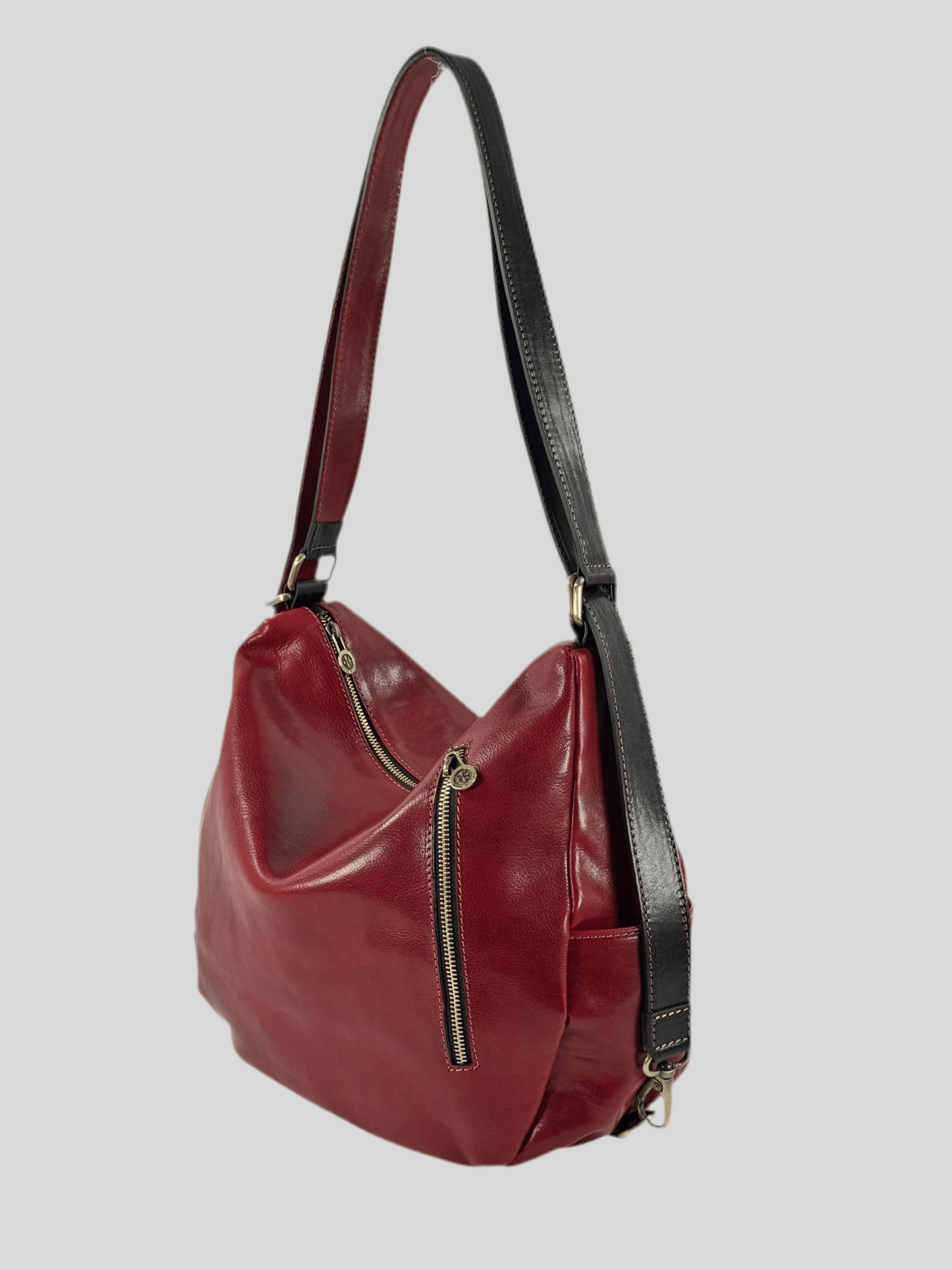 Borsa/ Zaino in cuoio al vegetale-Mahzel