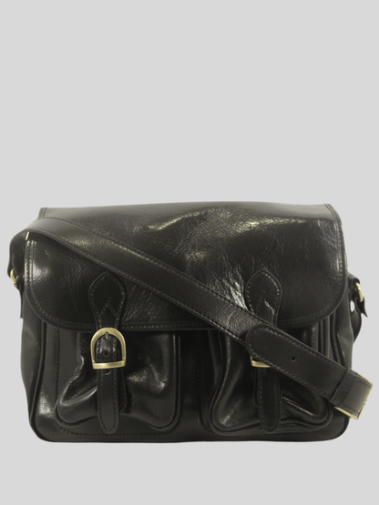 Messenger bag in cuoio con tracolla larga - Mahzel