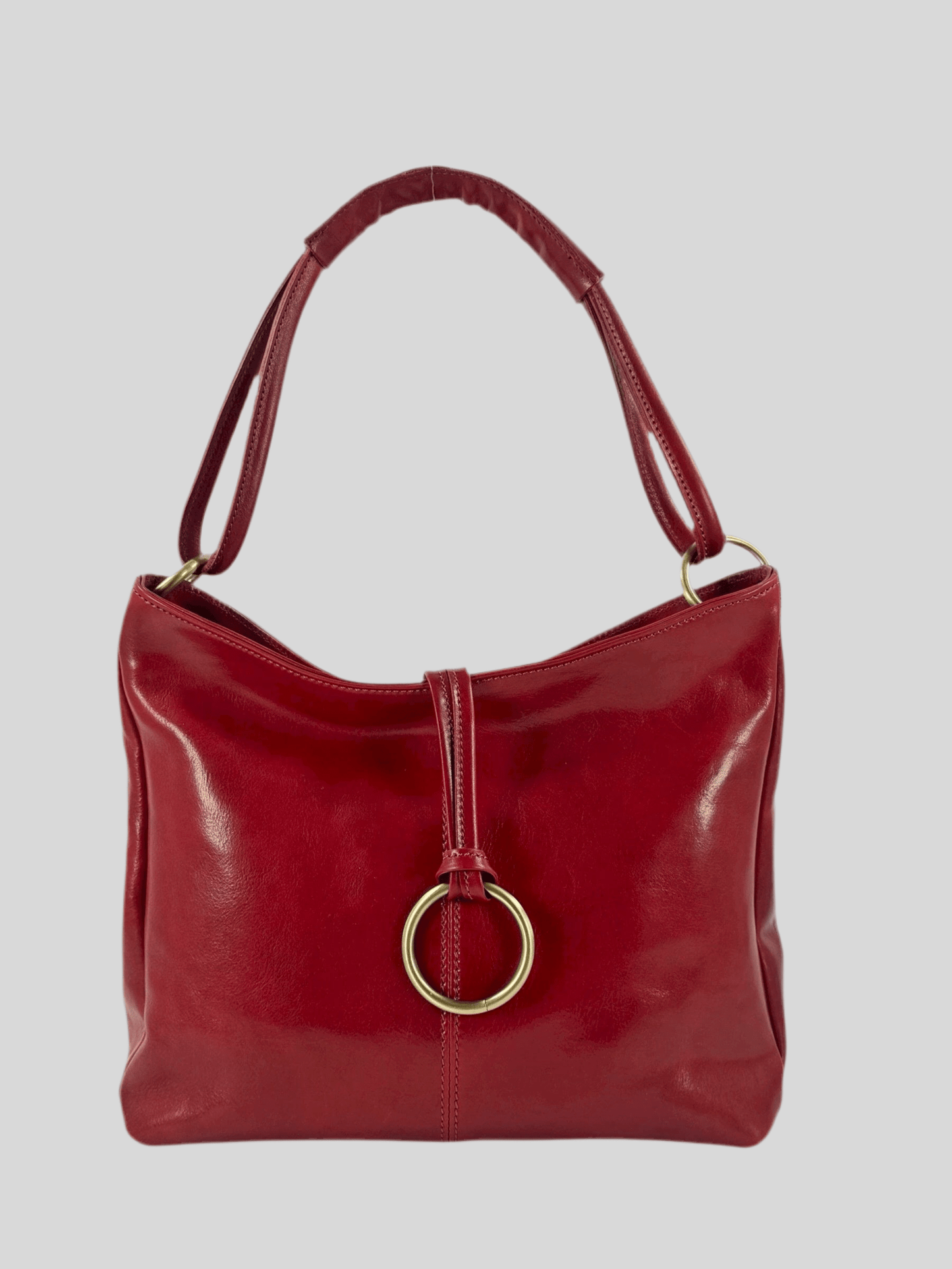 Borsa donna in cuoio tamponato a mano Made in Italy mahzel