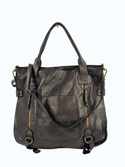 Borsa il pelle tinta in capo MH 134