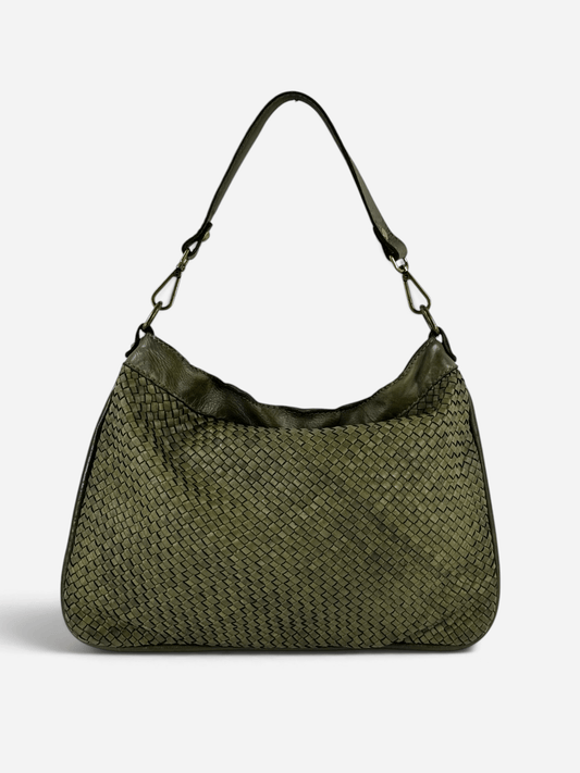 Borsa in Pelle Intrecciata Made in Italy | MH A300