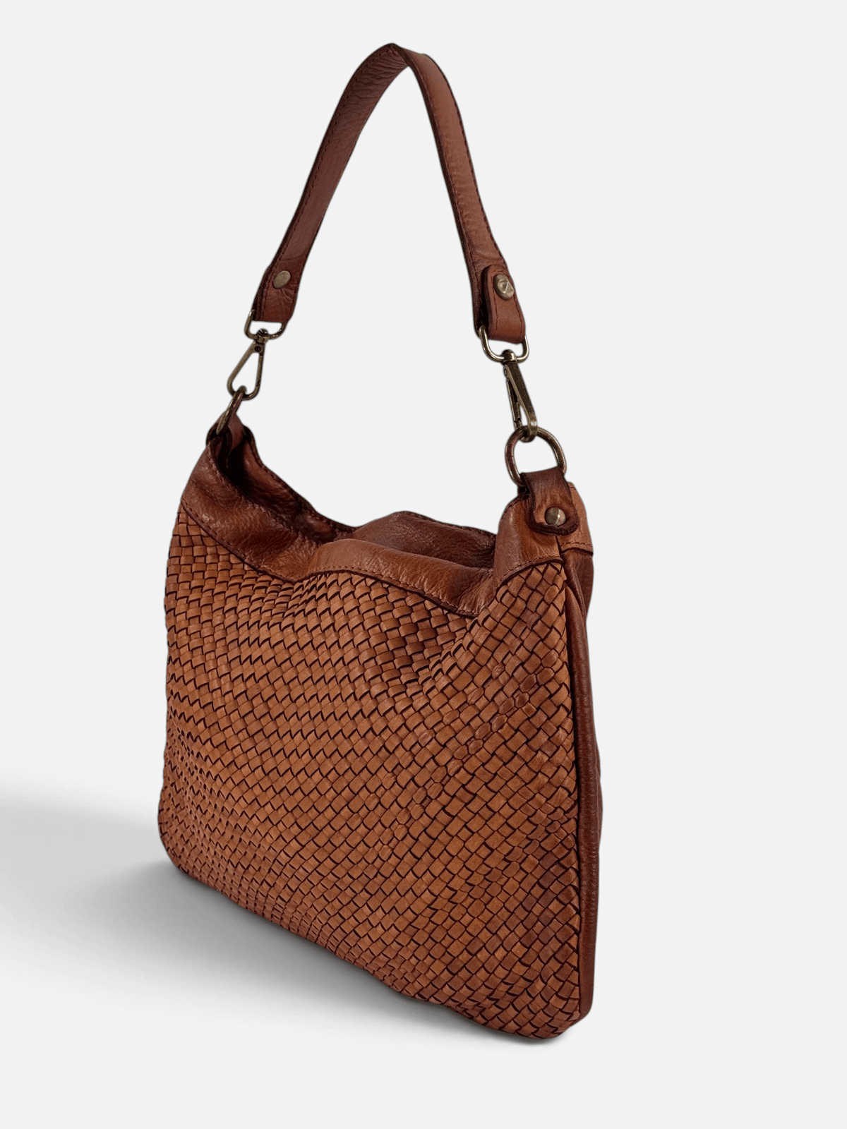Borsa in Pelle Intrecciata Made in Italy | MH A300