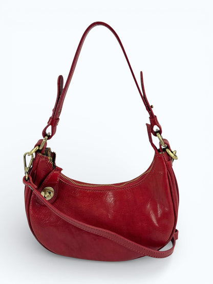 borsetta cuoio mezzaluna