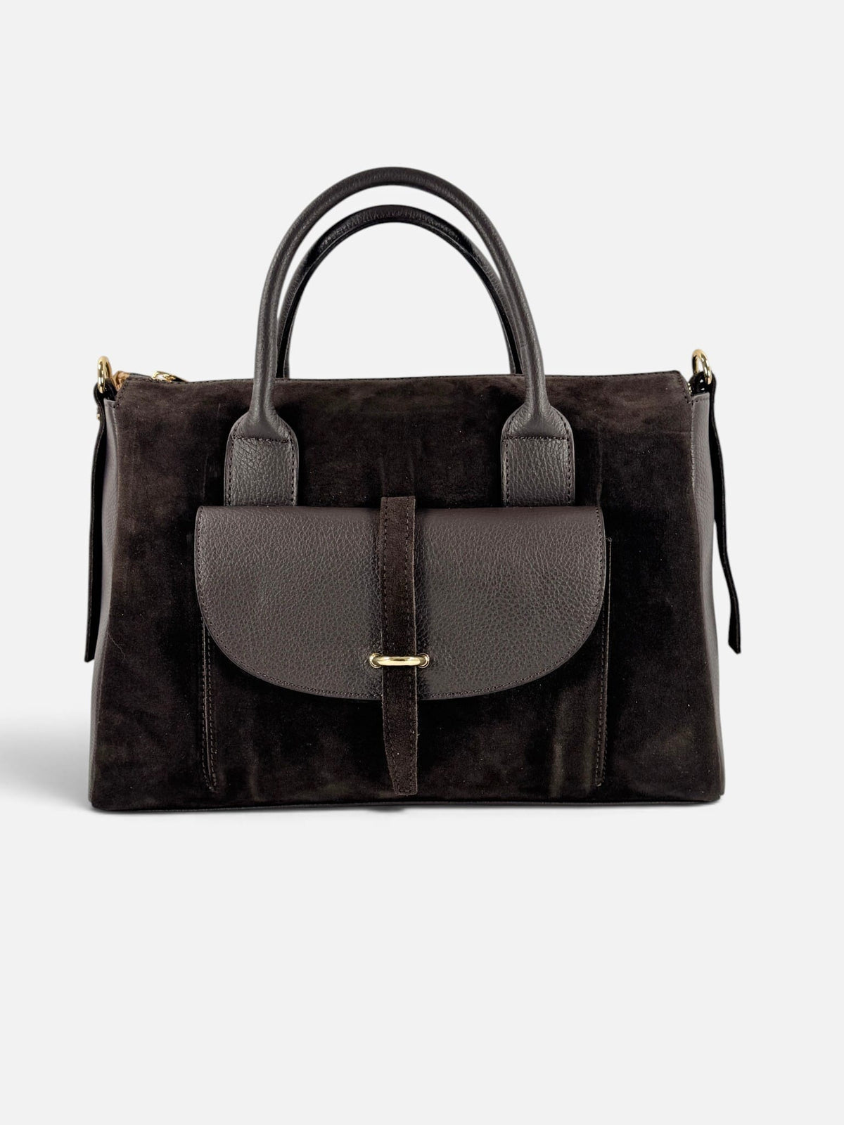 bauletto camoscio e vitello martellato CM01