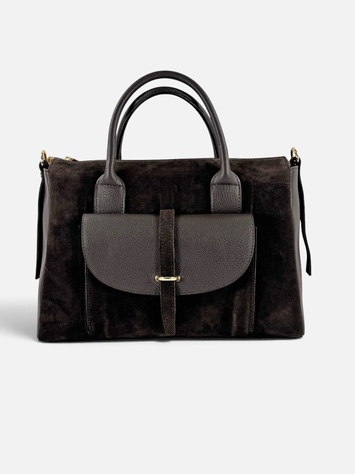 bauletto camoscio e vitello martellato CM01