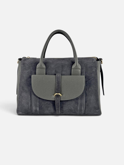 bauletto camoscio e vitello martellato CM01