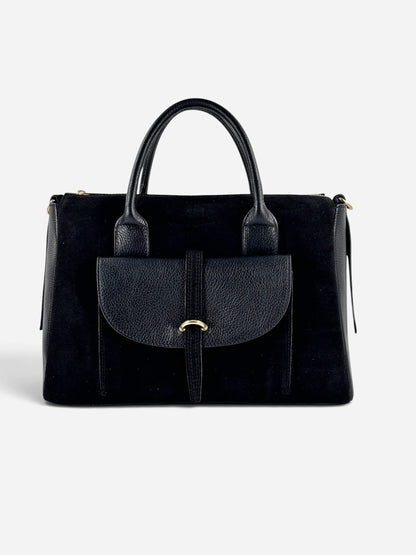 bauletto camoscio e vitello martellato CM01