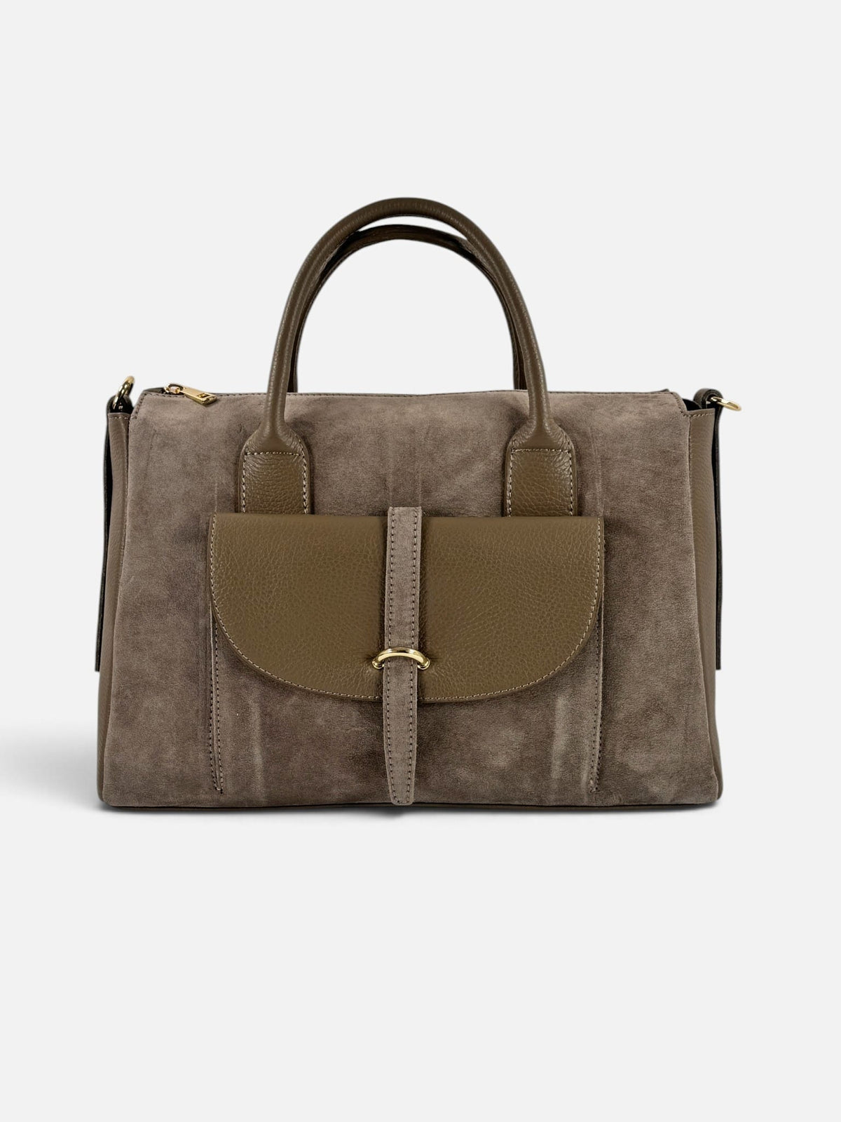 bauletto camoscio e vitello martellato CM01