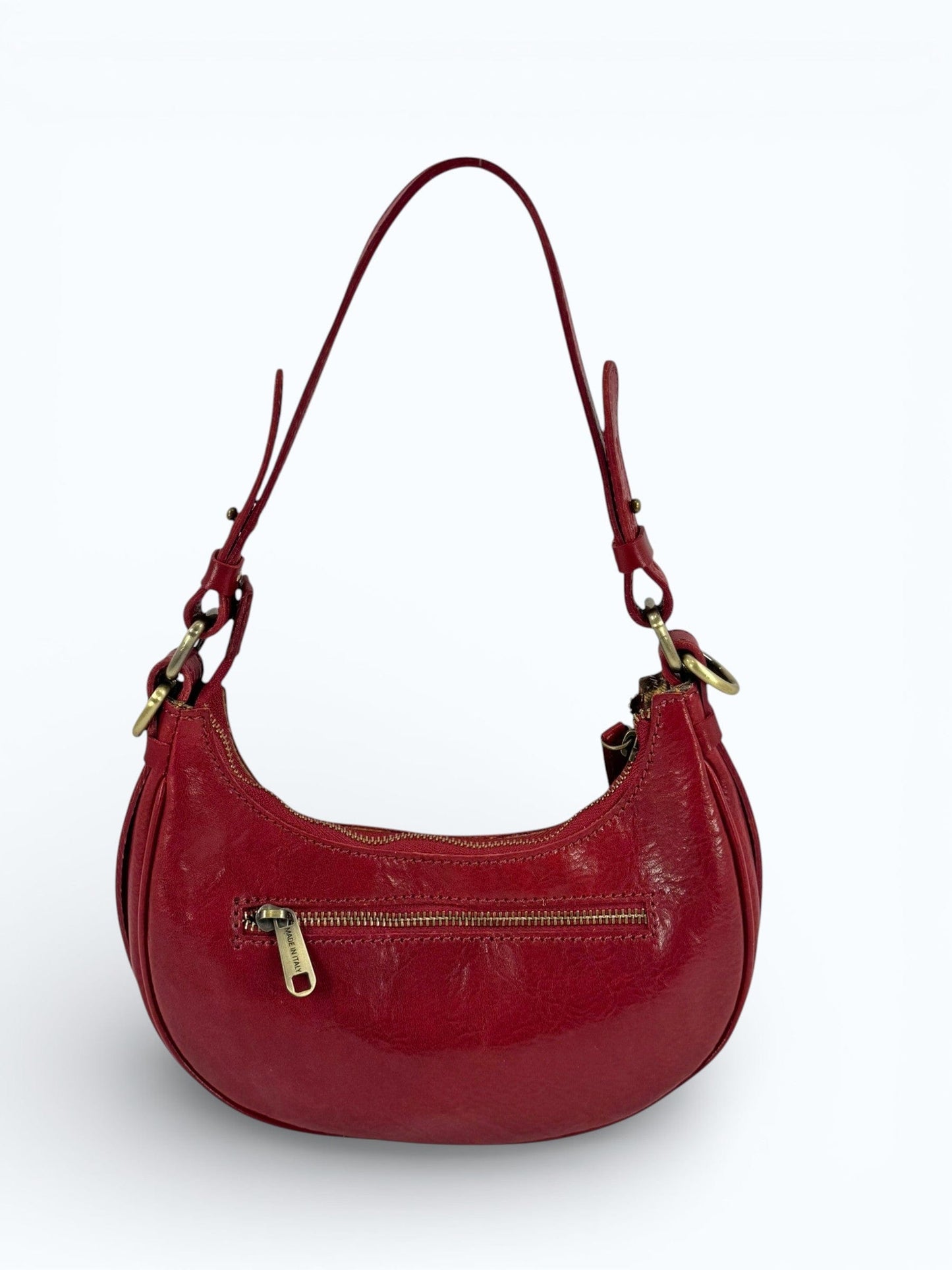 borsetta cuoio mezzaluna